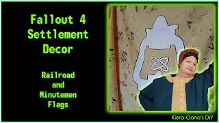 Fallout 4 Settlement Decor - Railroad and Minutemen Flags #fallout4 #fallouttvshow #falloutgames