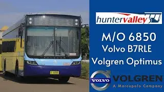 Hunter Valley Buses m/o 6850 Volvo B7RLE Volgren Optimus