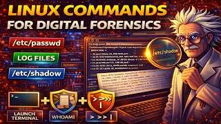 Linux Commands for Digital Forensics | Ubuntu Terminal, Logs, /etc/passwd & /etc/shadow Explained