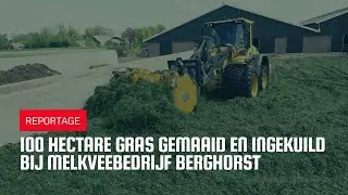 100 hectare gras gemaaid en ingekuild bij melkveebedrijf Berghorst