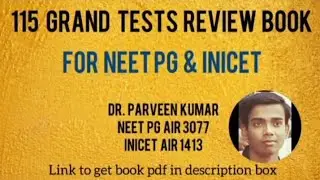 Flashcards Book for NEET PG 2026