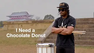 sdjmalik 'I Need a Chocolate Donut' | Snare Drum Performance