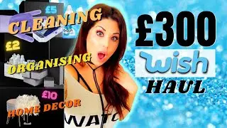 MY &pound;300 WISH APP SHOPPING HAUL CLEANING & ORGANISING