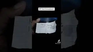 Black Powder TEST GRANULATED IN METHANOL/IPA99%