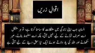 Aqwal e Zareen In Urdu | Urdu Quotes | #Quotes #Aqwal #ayazquotes