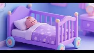 The Wheels on the Crib Go Round and Sleep 🚼🌙 | Lullaby for Kids