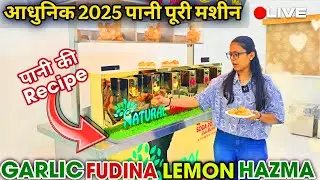 Tasty 6 Flavor Recipe 😋 Panipuri Machine / Panipuri Cart / Golgappa Machine / Panipuri business