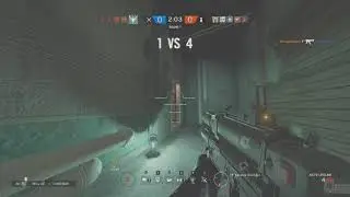 Rainbow 6 Teleporting Claymore (and face donk in killcam)