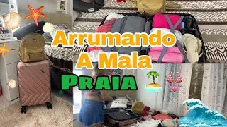 Arrumando a mala para PRAIA 🏝️👙✨