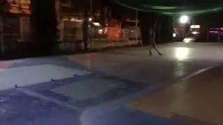 Toe back slide