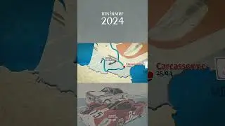 🇫🇷&nbsp;L'itin&eacute;raire officiel du Tour Auto 2024 !