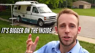 Путешествие на крошечном автодоме! Отец-одиночка живёт в фургоне? | Chevy Roadtrek 200 Versatile ...