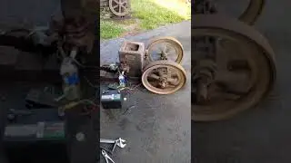 first successful run of the 2HP headless witte hit and miss engine,