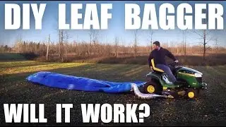 GGC - 69 - Attempting to Build and Use a Cheap Homemade Leaf Bagger (For Garden Mulch)