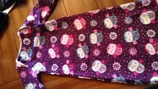 Baby sleeper gown tutorial! Free pattern