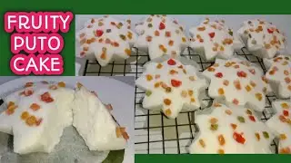 FRUITY PUTO CAKE | so white super delecious, soft and fluffy | easy to make
