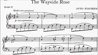 Children's Piano Pieces No.87 Fischer The Wayside Rose (P.140) Sheet Music