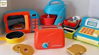 TOY TOASTER, KITCHEN APPLIANCES, TOY FOOD, PLAY DOH, JUST LIKE HOME TOYS