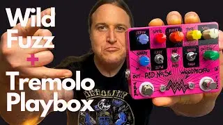 Woodpecker Fuzz + Tremolo от Red Noise Pedals // Демонстрация бас-гитары и педали // Не фузз вашего дедушки