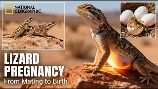 Lizard Pregnancy Explained 🦎 | From Mating to Birth | Reptile Reproduction Documentary
