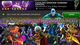 20x Sinister Crystals Opening💖Marvel Contest Of Champions #mcoc #mcochindi