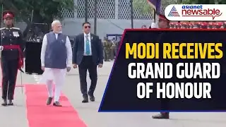 PM Modi Receives Ceremonial Guard of Honour in Colombo