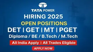 TATA Power Jobs 2025 | Diploma & Graduate Engineer Trainee Vacancy | Apply Now!