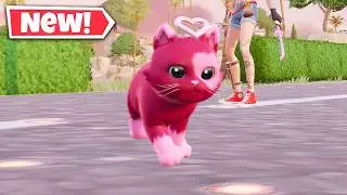 Новый геймплей за кошечку Купидон в роли помощницы в Fortnite!