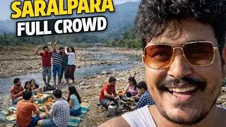 Saralpara Picnic 2026 😍 | Aie River Full Crowd & Full Enjoyment #viralvideo 
