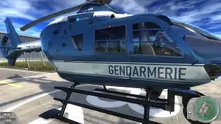 Police Helicopter Simulator - French Gendarmerie Patrol Gameplay 4k