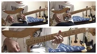 No Buses - Imagine Siblings (All Guitar Part Cover) (Lead + Rhythm + Rhythm2) ギター