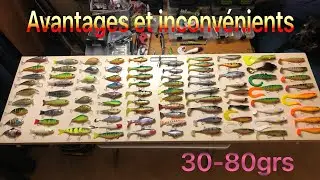 Présentation leurres brochet 2024 30-80grs