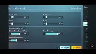 PUBG/BGMI Tacaz All Years Sensitivity settings 