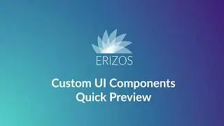 Erizos Studio - Quick Look at Custom UI Components