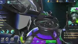 SKIN GROCK VENOM Monitor Lizard - Mobile legends