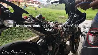 cara pasang alarm motor | Yamaha y15zr v2