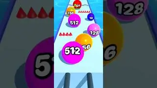 Ball run merge 2048 | Ball run Gameplay (Android, iOS #18) 🎊