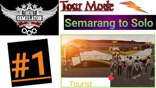 #Bus simulator indonesia gameplay||Tour mode(Semarang to solo)☺️☺️