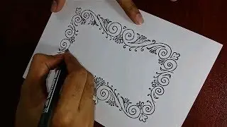 Photo frame drawing