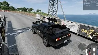 BeamNG.Drive : Car Tank Driving First Time On Mountain || Gamezo Gta5 #limousine #beamngdrive