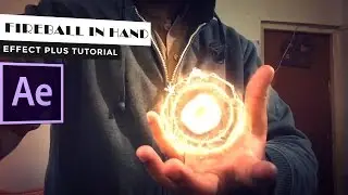 After Effects Tutorial: Saber Fireball in Hand Effect || Saber Plug-in
