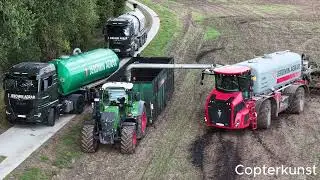 LU Jeromin Agrar mit Holmer Terra Variant 585+ Zunhammer G&uuml;lle Aufbau und Amazone Scheibenegge.