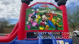 MIckey Mouse Bouncer Combo Rentals in Phoenix Arizona