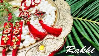 How to Make Rakhi at Home / DIY Rakhi / Easy Rakhi Making  / Beautiful Handmade Rakhi #rakhi #diy