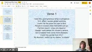 Greenhouse Effect Song