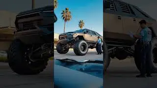 Police Stops Giant Monster SUV | Unreal Street Scene