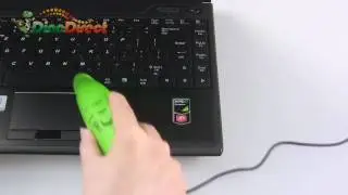 Laptop PC Mini USB Keyboard Vacuum Cleaner Green - dinodirect