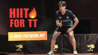 10-Min Table Tennis Footwork HIIT &ndash; 2BH/2FH Drill for Speed & Rhythm