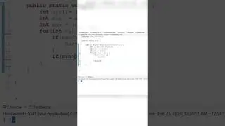 bfind min and max value from an array #code #codemasters #java #program #ai #array #arrays #coding