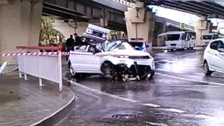 Авария в Сочи Рендж Ровер Эвок 05 04 2015, Land Rover Range Rover Evoque, идея AutoAny ru